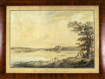 Besök på Dagsnäs slott en julidag&nbsp;1801