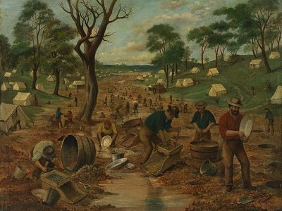 Guldgrävare i Australien